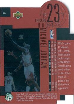 1996-97 Upper Deck UD3 #23 Michael Jordan Back
