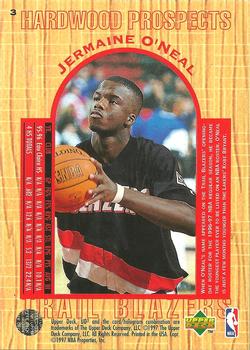 1996-97 Upper Deck UD3 #3 Jermaine O'Neal Back
