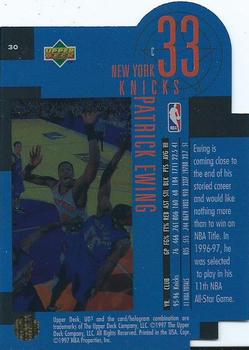 1996-97 Upper Deck UD3 #30 Patrick Ewing Back