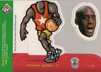 1998-99 UD Choice - Mini Bobbing Heads #3 Anthony Mason Front