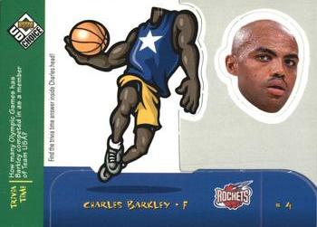 1998-99 UD Choice - Mini Bobbing Heads #10 Charles Barkley Front