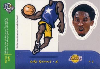 1998-99 UD Choice - Mini Bobbing Heads #13 Kobe Bryant Front