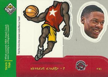 1998-99 UD Choice - Mini Bobbing Heads #26 Marcus Camby Front
