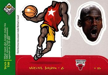 1998-99 UD Choice - Mini Bobbing Heads #30 Michael Jordan Front