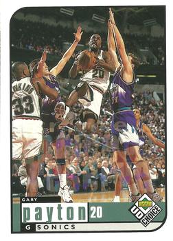 1998-99 UD Choice - Prime Choice Reserve #135 Gary Payton Front