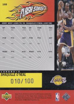 1998-99 UD Choice - Prime Choice Reserve #168 Shaquille O'Neal Back