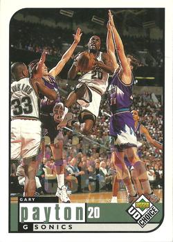 1998-99 UD Choice - Choice Reserve #135 Gary Payton Front