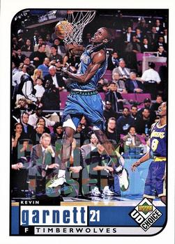1998-99 UD Choice - Choice Reserve #85 Kevin Garnett Front