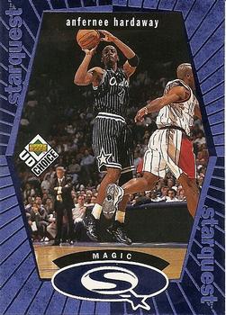 1998-99 UD Choice - StarQuest Blue #SQ19 Anfernee Hardaway Front