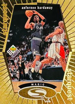 1998-99 UD Choice - StarQuest Gold #SQ19 Anfernee Hardaway Front