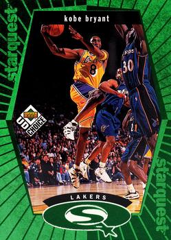 1998-99 UD Choice - StarQuest Green #SQ13 Kobe Bryant Front
