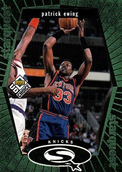 1998-99 UD Choice - StarQuest Green #SQ18 Patrick Ewing Front