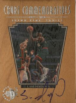 1996-97 Upper Deck UD3 - Court Commemorative Autographs #C4 Shawn Kemp Front