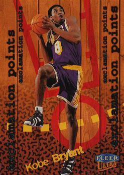 1998-99 Ultra - Exclamation Points #9 EP Kobe Bryant Front