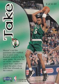 1998-99 Ultra - Give and Take #4GT Ron Mercer Back