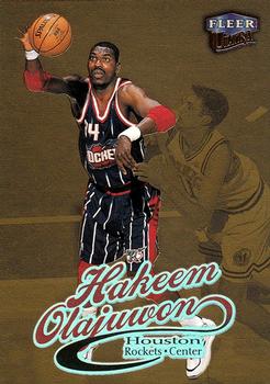 1998-99 Ultra - Gold Medallion #68G Hakeem Olajuwon Front