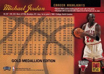1998-99 Ultra - Gold Medallion #85G Michael Jordan Back