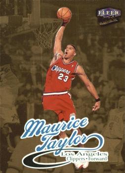 1998-99 Ultra - Gold Medallion #87G Maurice Taylor Front