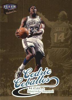 1998-99 Ultra - Gold Medallion #88G Cedric Ceballos Front