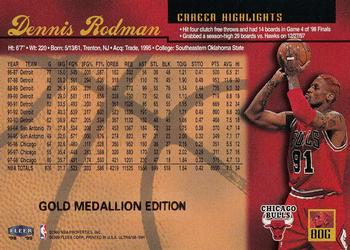 1998-99 Ultra - Gold Medallion #80G Dennis Rodman Back