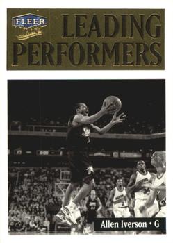 1998-99 Ultra - Leading Performers #1 Allen Iverson Front