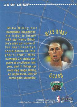 1998-99 Ultra - World Premiere #15 WP Mike Bibby Back
