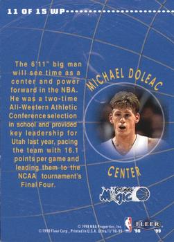 1998-99 Ultra - World Premiere #11 WP Michael Doleac Back
