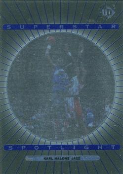 1996-97 Upper Deck UD3 - SuperStar Spotlight #S4 Karl Malone Front