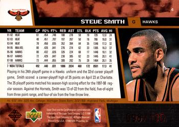 1998-99 Upper Deck - UD Exclusives Bronze #4 Steve Smith Back