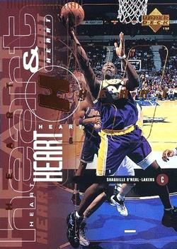 1998-99 Upper Deck - UD Exclusives Bronze #80 Shaquille O'Neal / Kobe Bryant Front