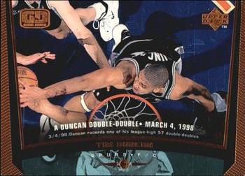1998-99 Upper Deck - UD Exclusives Bronze #135 Tim Duncan Front