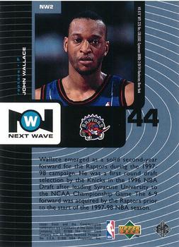 1998-99 Upper Deck - Next Wave #NW2 John Wallace Back