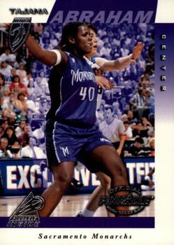 1997 Pinnacle Inside WNBA #17 Tajama Abraham Front