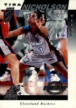 1997 Pinnacle Inside WNBA #19 Tina Nicholson Front