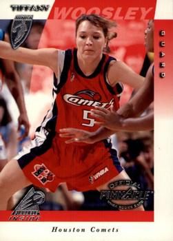 1997 Pinnacle Inside WNBA #20 Tiffany Woosley Front