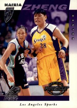 1997 Pinnacle Inside WNBA #46 Haixia Zheng Front