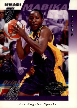 1997 Pinnacle Inside WNBA #50 Mwadi Mabika Front