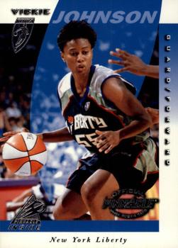 1997 Pinnacle Inside WNBA #53 Vickie Johnson Front
