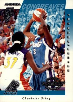 1997 Pinnacle Inside WNBA #56 Andrea Congreaves Front