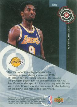 1998-99 Upper Deck - Super Powers #S13 Kobe Bryant Back