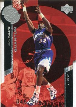 1998-99 Upper Deck - Super Powers Tier 2 (Quantum Silver) #PS27 Karl Malone Front