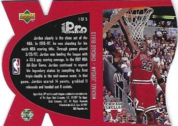 1997 SPx - ProMotion #1 Michael Jordan Back