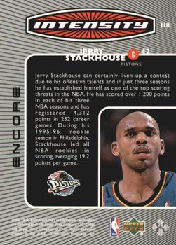 1998-99 Upper Deck Encore - Intensity #I18 Jerry Stackhouse Back