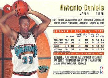 1997-98 Bowman's Best #109 Antonio Daniels Back