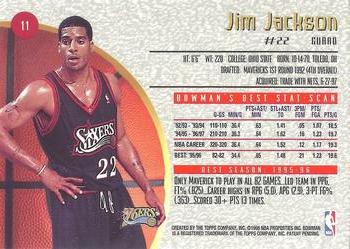 1997-98 Bowman's Best #11 Jim Jackson Back