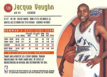 1997-98 Bowman's Best #120 Jacque Vaughn Back