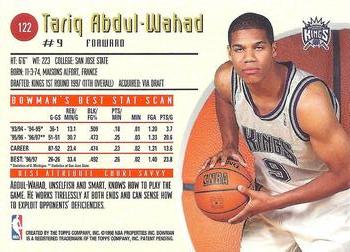 1997-98 Bowman's Best #122 Tariq Abdul-Wahad Back