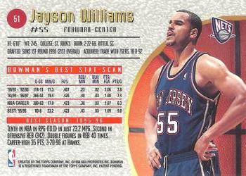 1997-98 Bowman's Best #51 Jayson Williams Back