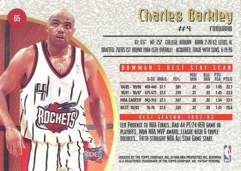 1997-98 Bowman's Best #65 Charles Barkley Back