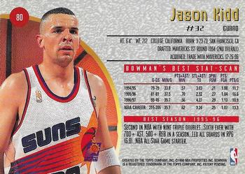 1997-98 Bowman's Best #80 Jason Kidd Back